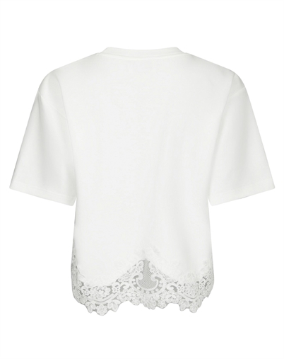 Neo Noir - Iria Lace T-shirt - White